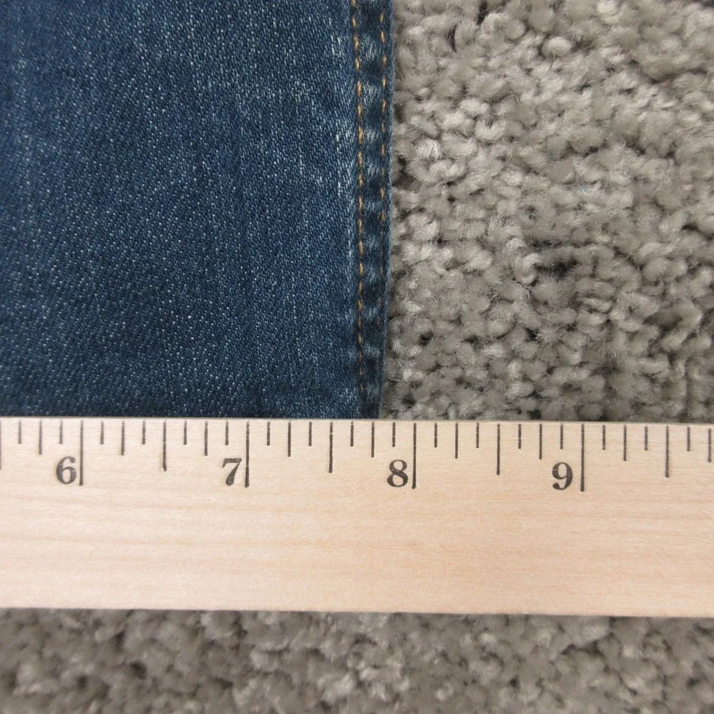 Levis Jeans Mens 38x32 Blue 541 Athletic Tapered Faded Zip Whisker Denim‎ Pants